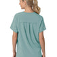 Women's Four-Pocket Oversized V-Neck Scrub Top