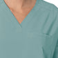 Women's Four-Pocket Oversized V-Neck Scrub Top