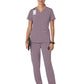 Women's Three-Pocket Flex Panel V-Neck Scrub Top