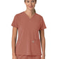 Women's Three-Pocket Flex Panel V-Neck Scrub Top