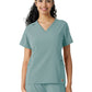 Women's Knit Panel Scrub Top