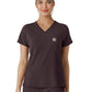Women's One-Pocket Tuck-In Top - C13410 - Dark Sepia