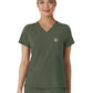 Women's One-Pocket Tuck-In Top - C13410 - Olive