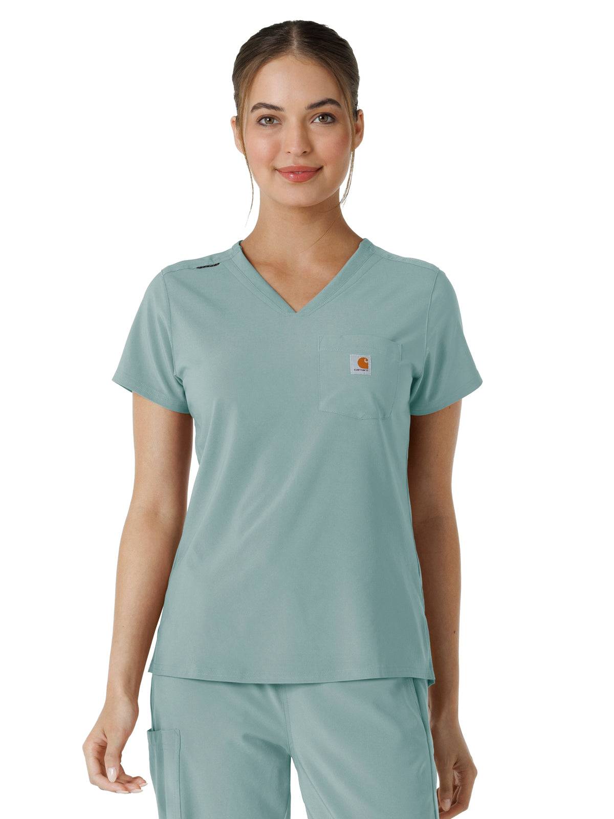 Women's One-Pocket Tuck-In Scrub Top