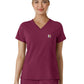 Women's One-Pocket Tuck-In Top - C13410 - Wine
