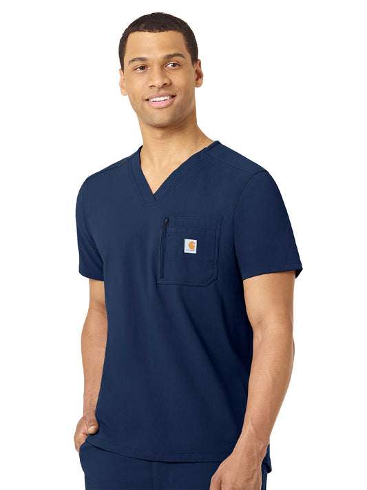 Men's Two-Pocket Modern Fit Tuck-In V-Neck Top