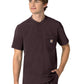 Men's Three-Pocket Henley Top - C16310 - Dark Sepia