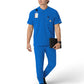 Men's Three-Pocket Henley Scrub Top