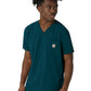 Men's Three-Pocket V-Neck Top - C16410 - Caribbean