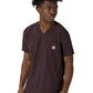 Men's Three-Pocket V-Neck Top - C16410 - Dark Sepia