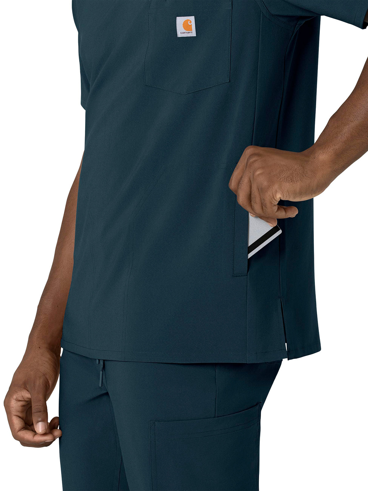 Men's Three-Pocket V-Neck Scrub Top