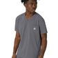 Men's Three-Pocket V-Neck Top - C16410 - Pewter