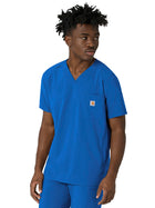 Men's Three-Pocket V-Neck Top - C16410 - Royal