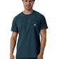 Men's Two-Pocket Crew Neck Scrub Top - C16510 - Navy