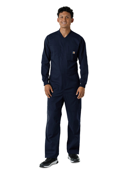 Men's Eleven-Pocket Ripstop Coveral - C22418 - Dark Navy