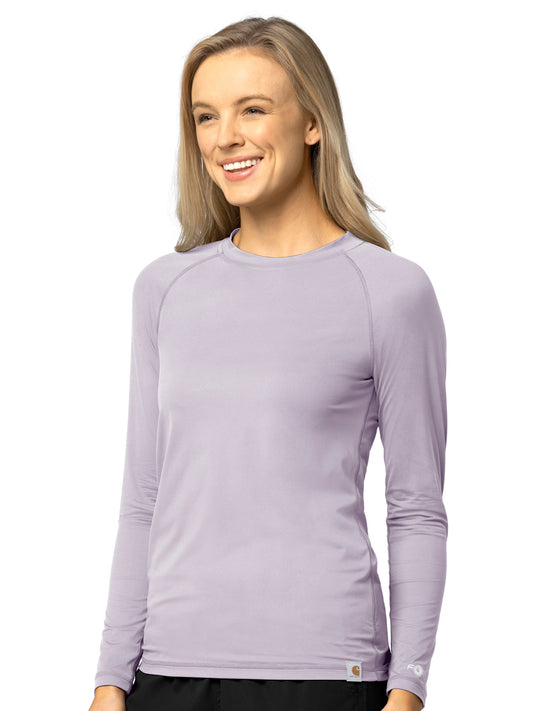 Women's Modern Fit Long Sleeve Tee - C31002 - Mica