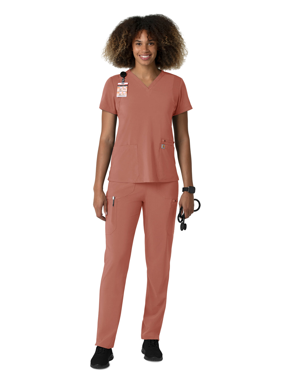 Women's Seven-Pocket Straight Leg Scrub Pant