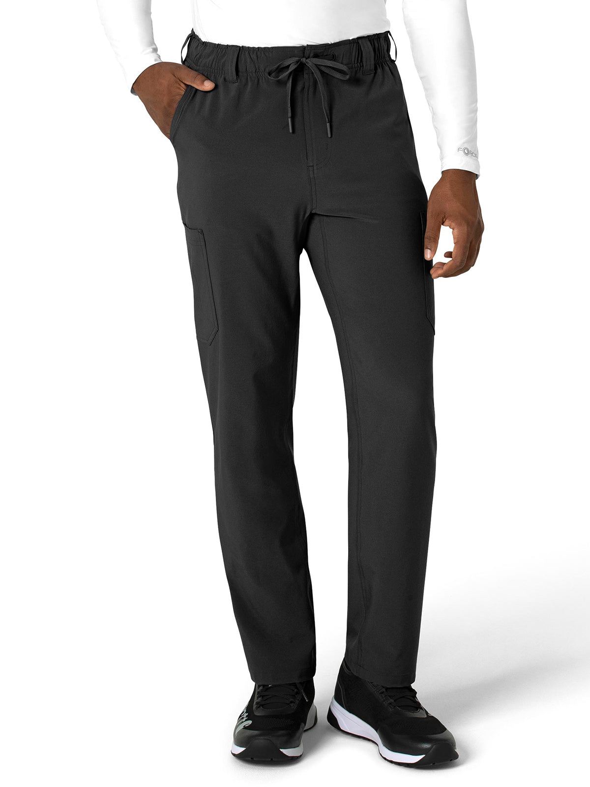 Men's Five-Pocket Straight Leg Pant - C56410 - Black
