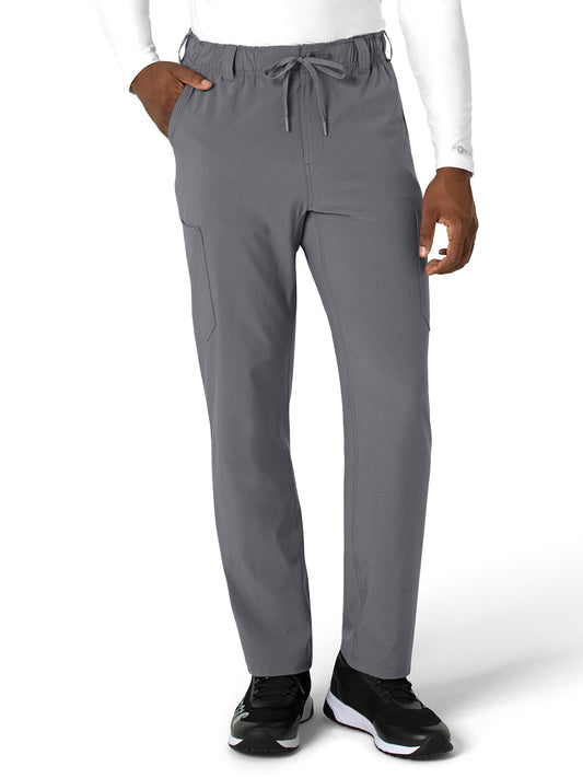 Men's Five-Pocket Straight Leg Scrub Pant