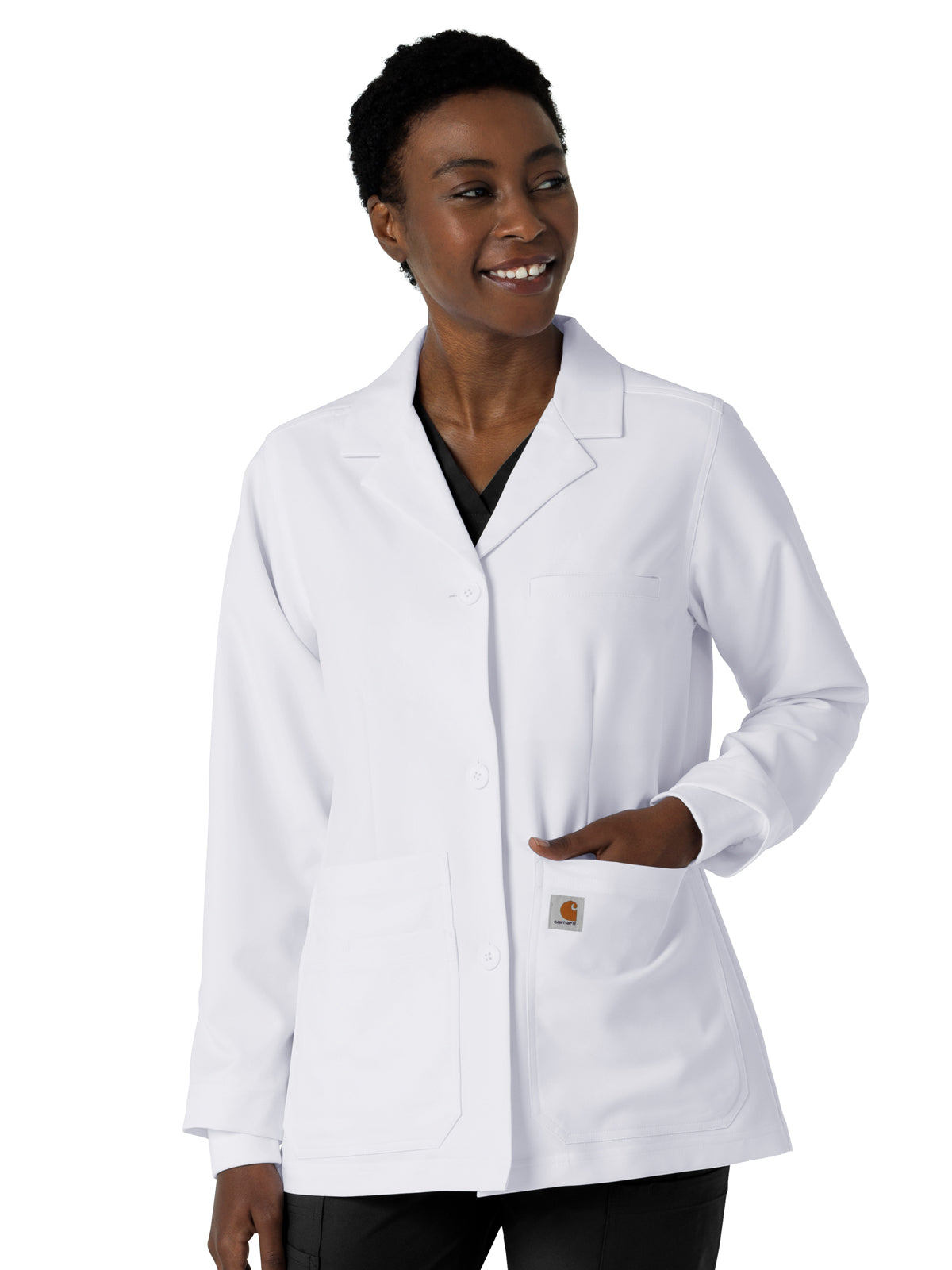 Women's Six-Pocket Consultation Lab Coat