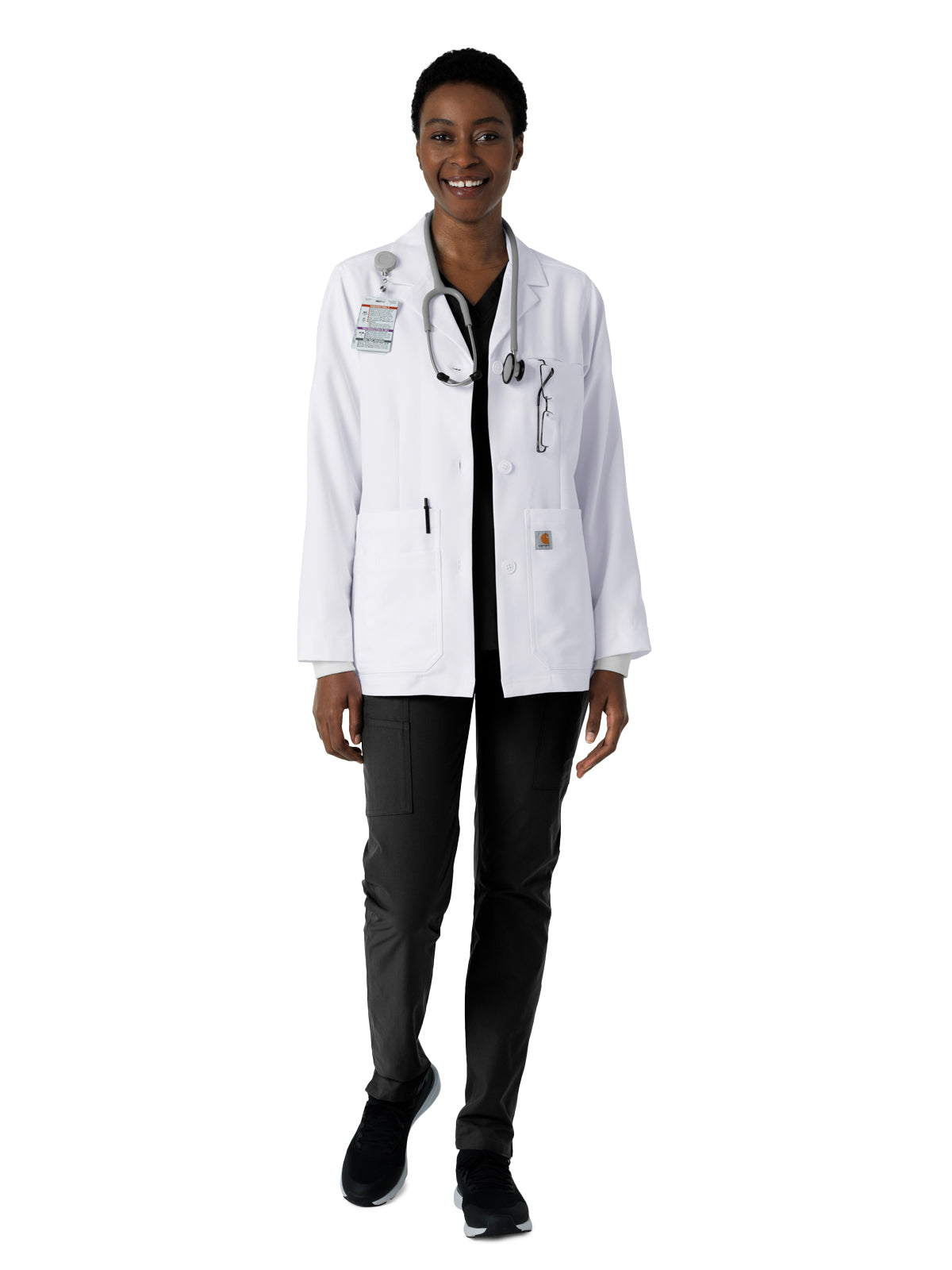 Women's Six-Pocket Consultation Lab Coat