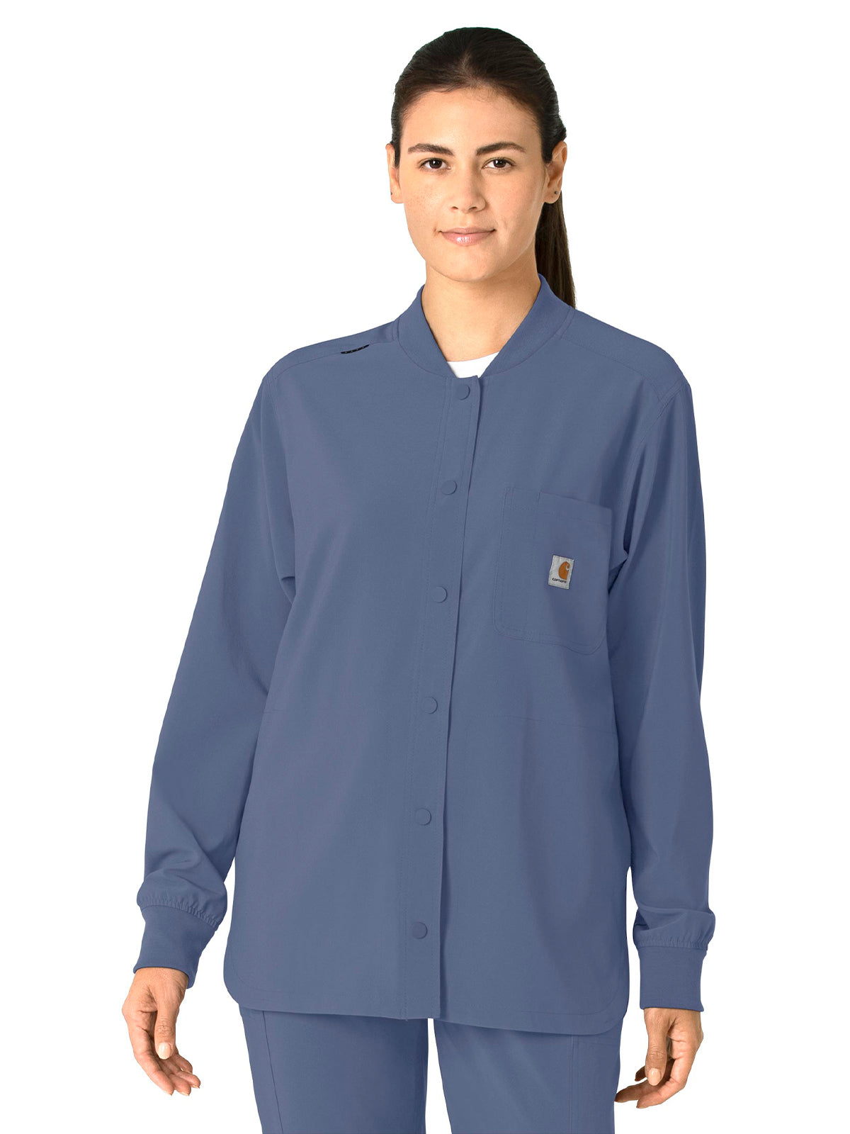 Women's Four-Pocket Modern Fit Shirt Jacket