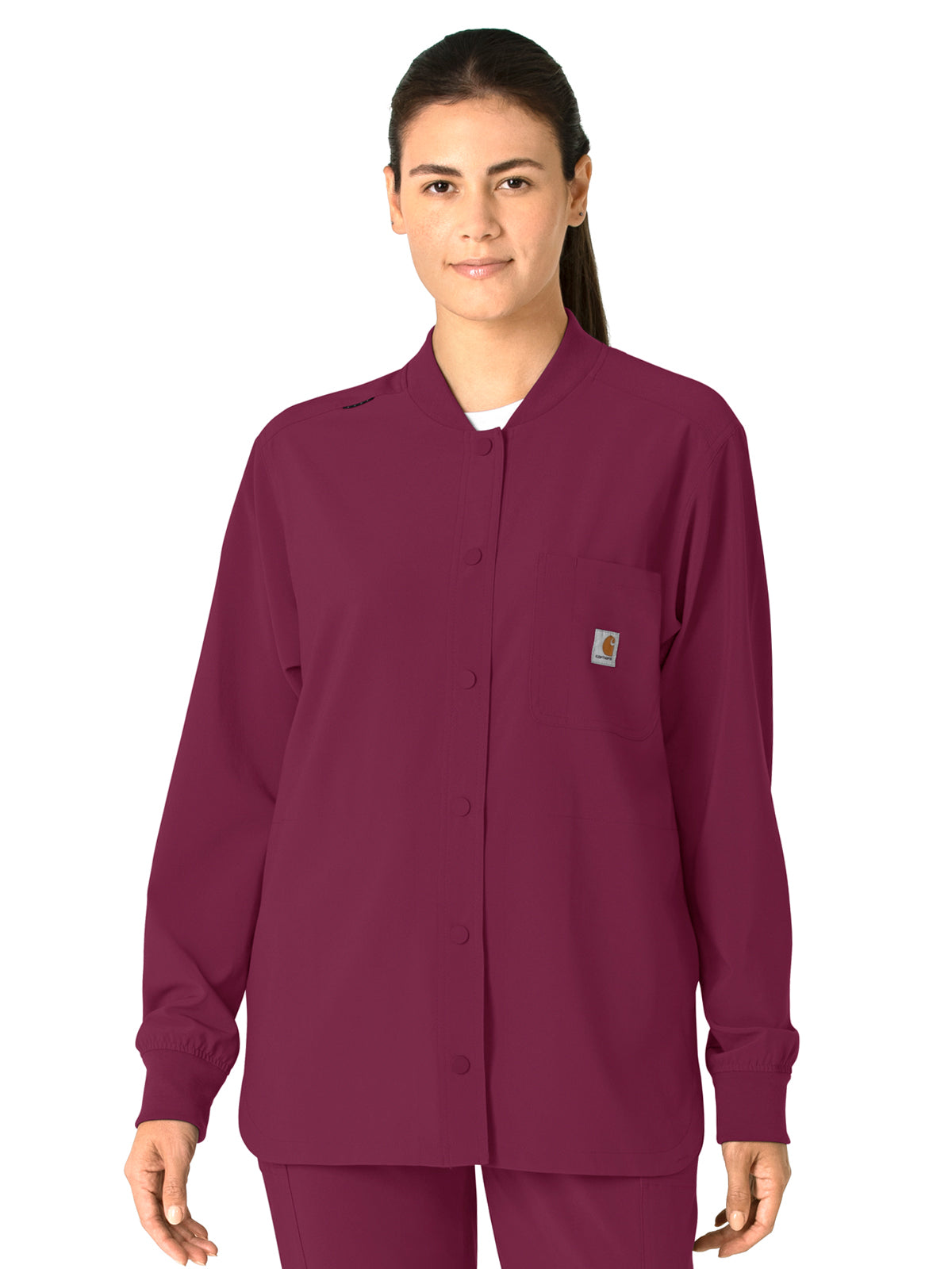 Women's Four-Pocket Modern Fit Shirt Jacket