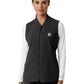 Women's Six-Pocket Lightweight Scrub Vest - C82510 - Black