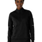 Women's Four-Pocket Half Zip Fleece Jacket - C82912 - Black