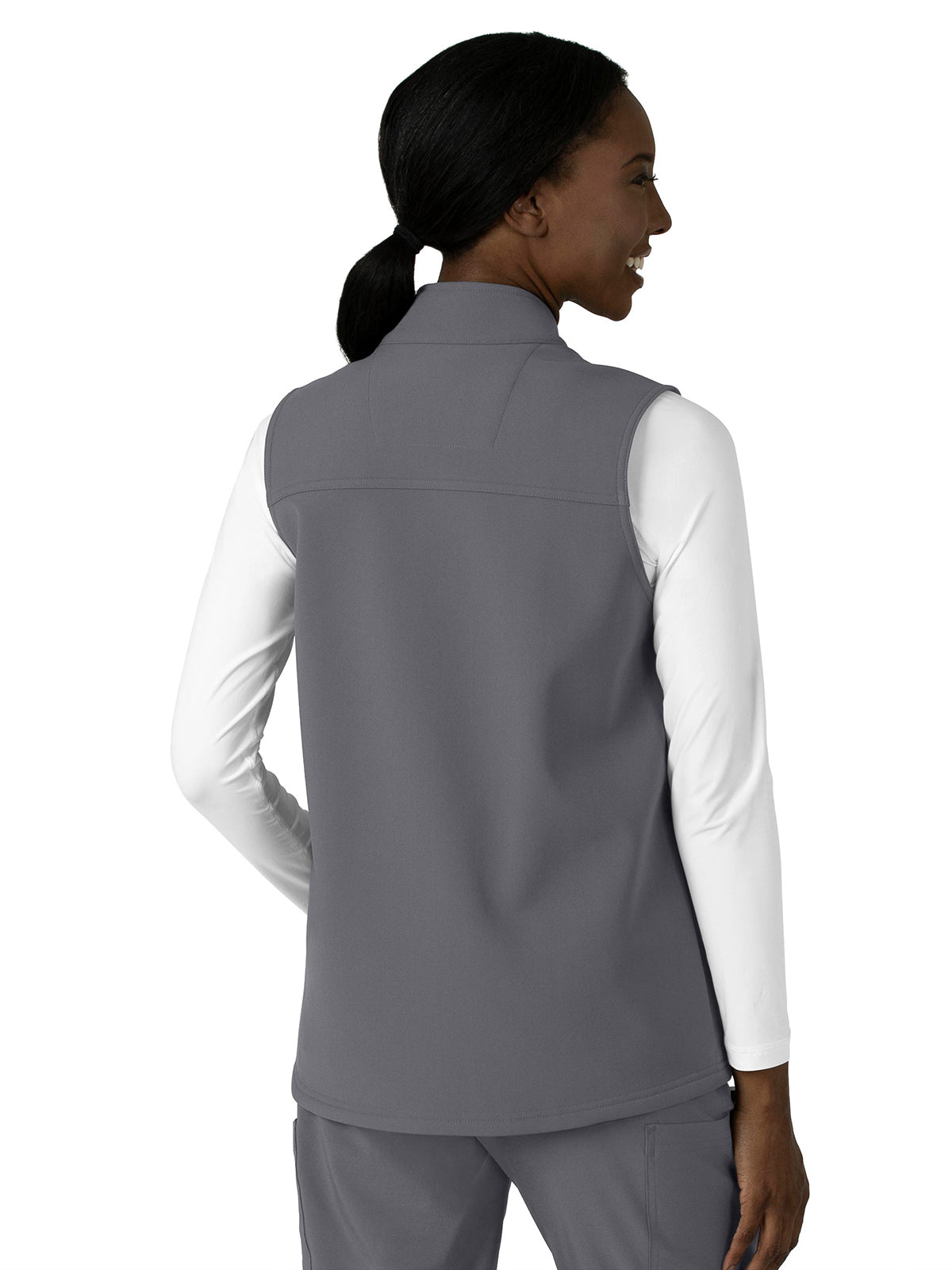 Women's Four-Pocket Bonded Fleece Vest