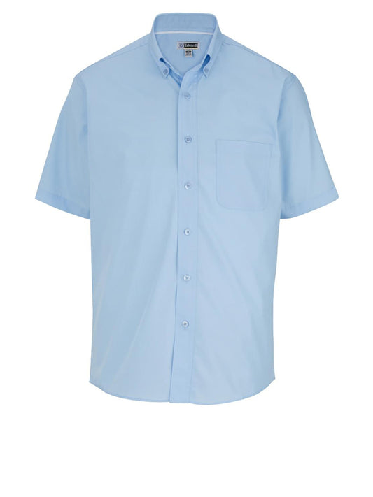 Men's Lightweight Short Sleeve Poplin Shirt