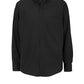 Men's Lightweight Long Sleeve Poplin Shirt - 1295 - Black