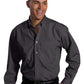 Men's Lightweight Long Sleeve Poplin Shirt - 1295 - Steel Grey
