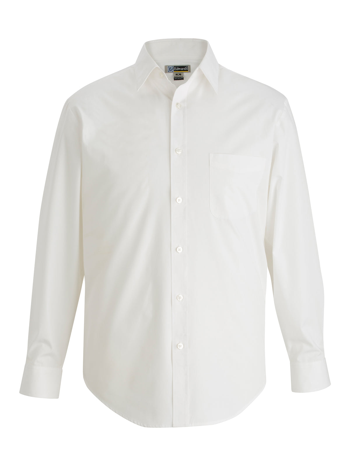 Men's 1-Pocket Essential Broadcloth Shirt - 1354 - White