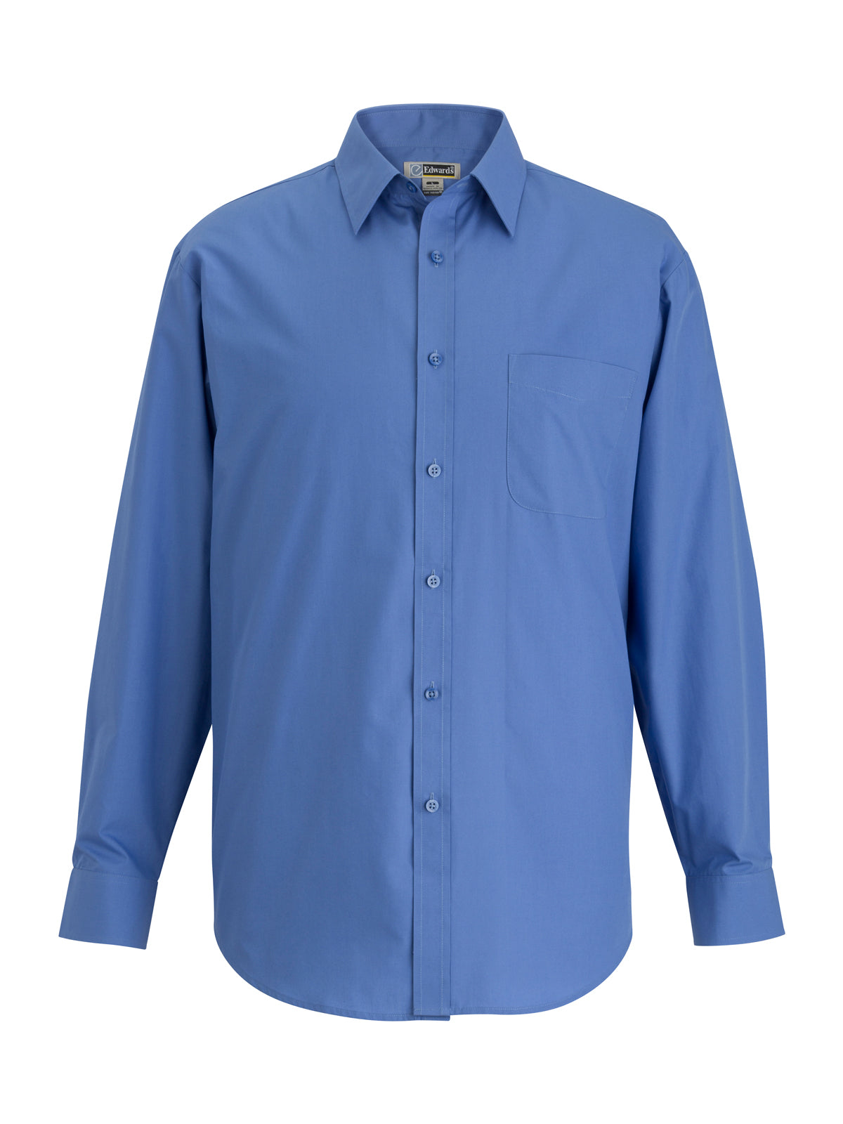 Men's 1-Pocket Essential Broadcloth Shirt - 1354 - French Blue