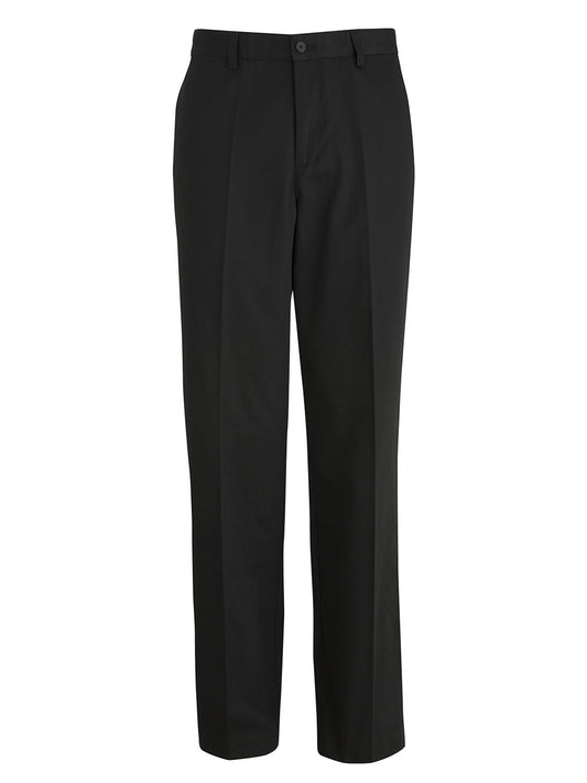 Men's Four-Pocket Chino Flat Front Pant - 2537 - Black