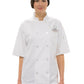 Unisex 10-Button Mesh-Back Chef Coat