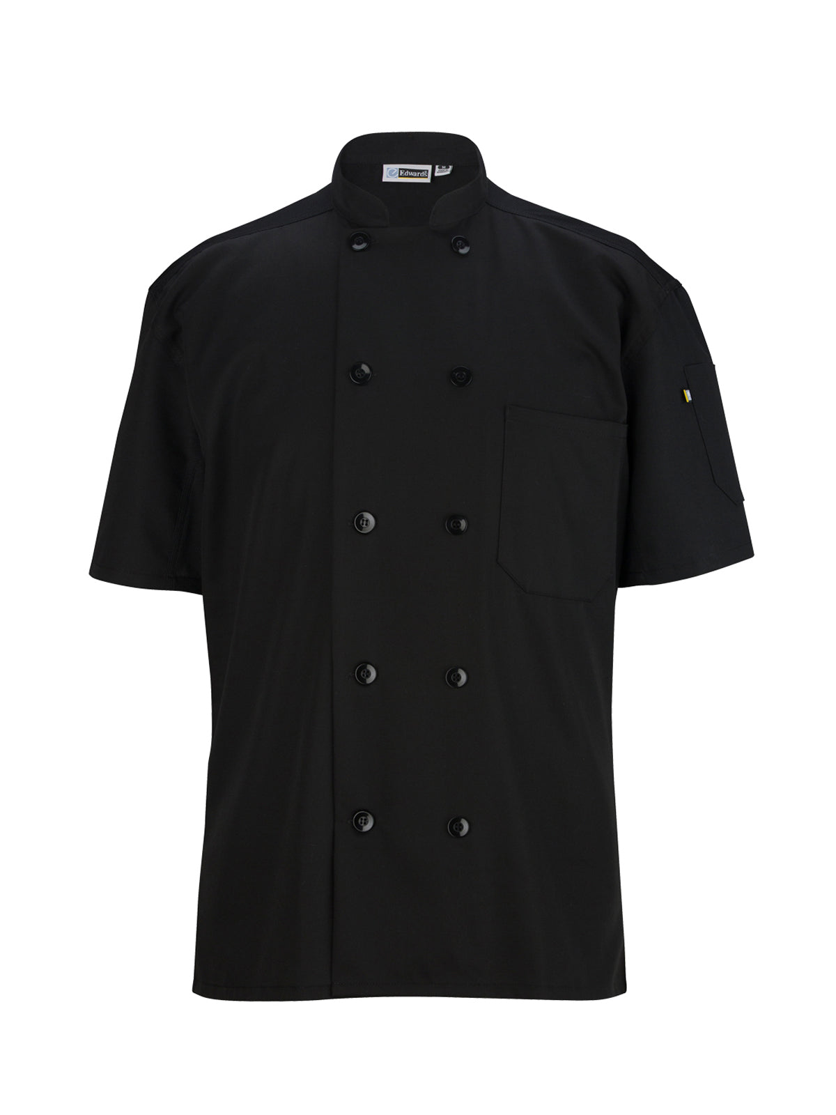 Unisex 10-Button Mesh-Back Chef Coat