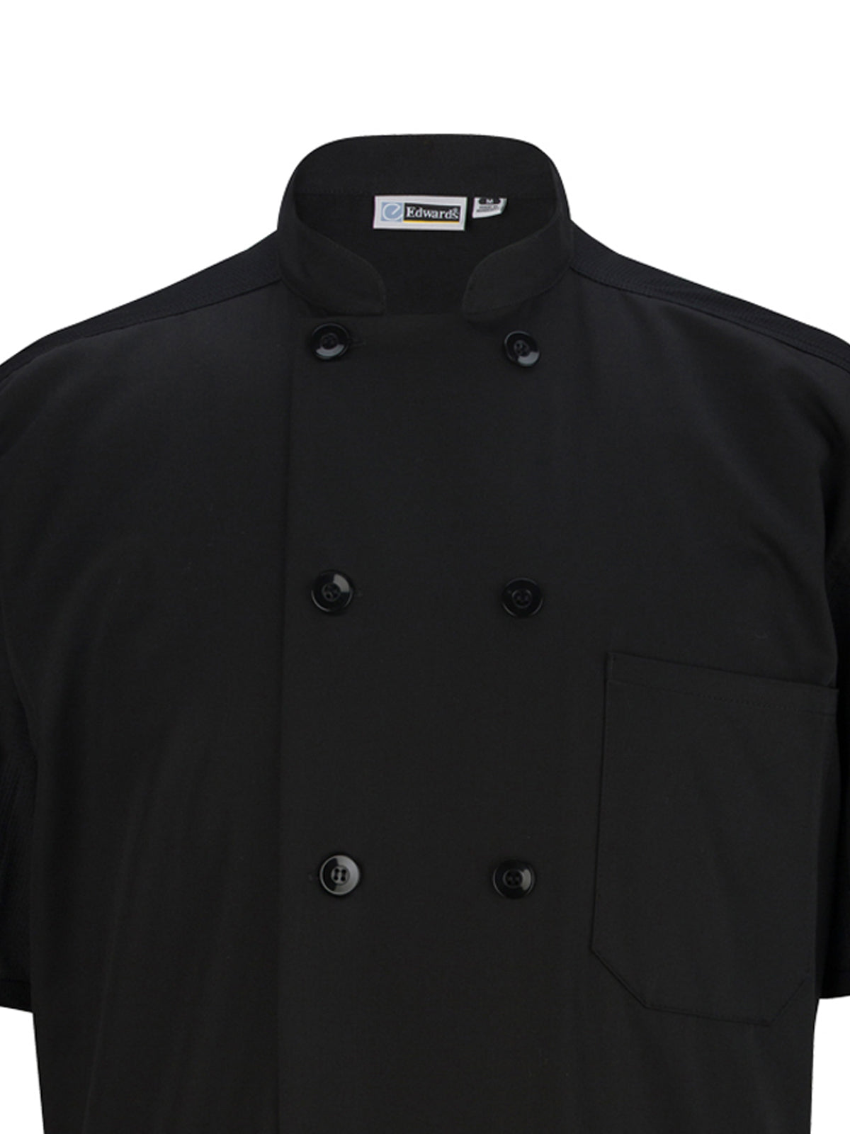 Unisex 10-Button Mesh-Back Chef Coat