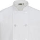 Unisex Long Sleeve Mesh Back Chef Coat