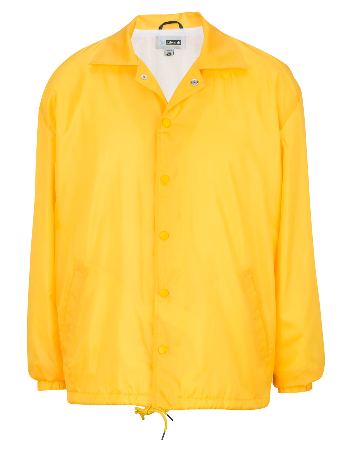 Unisex 2-Pocket Coach's Jacket - 3430 - Yellow
