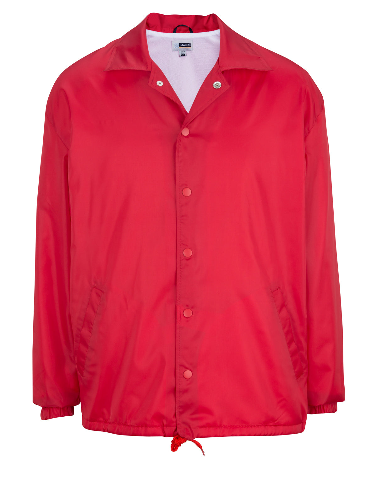 Unisex 2-Pocket Coach's Jacket - 3430 - Red