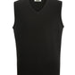 Men's V-Neck Vest - 4065 - Black
