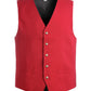 Men's Six-Pocket Polyester Vest - 4490 - Red