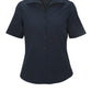 Women's Short Sleeve Lightweight Poplin Shirt - 5245 - Navy