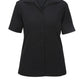 Women's Short Sleeve Lightweight Poplin Shirt - 5245 - Black
