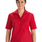 Women's Short Sleeve Lightweight Poplin Shirt - 5245 - Red