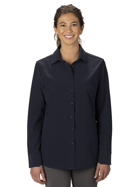 Women's Long Sleeve Shirt - 5272 - Navy Agate