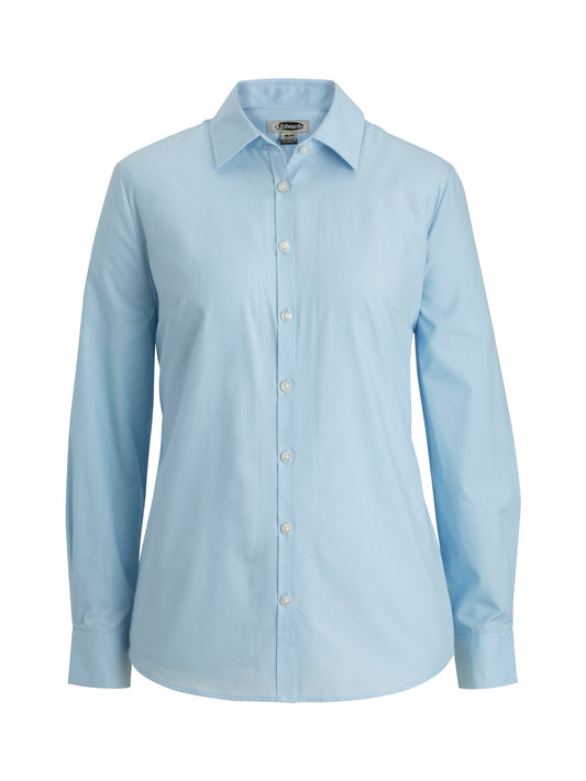 Women's 1-Pocket Essential Broadcloth Shirt - 5354 - Blue