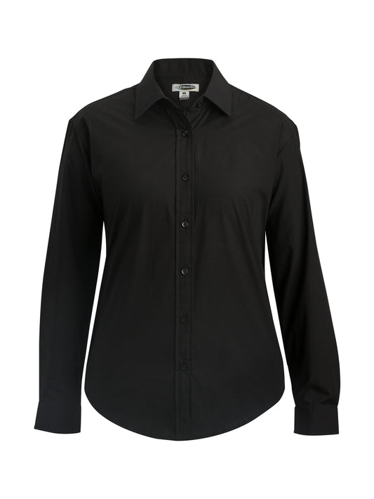 Women's 1-Pocket Essential Broadcloth Shirt - 5354 - Black